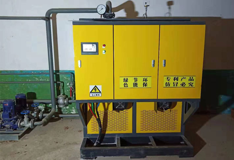 甘肅省慶陽市中石油3臺電磁熱水鍋爐取暖
